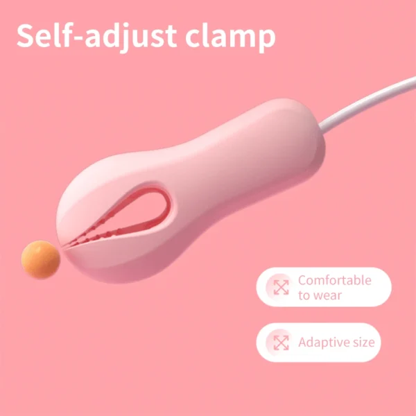 10-Mode Electric Nipple Clamp & Breast Massager – Adult Stimulator for Women & Couples - Image 3