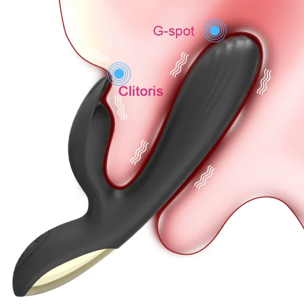 10-Mode Rabbit Vibrator for Women - G-Spot & Clitoral Stimulator, Vagina Vibrator for Female Pleasure - Image 2