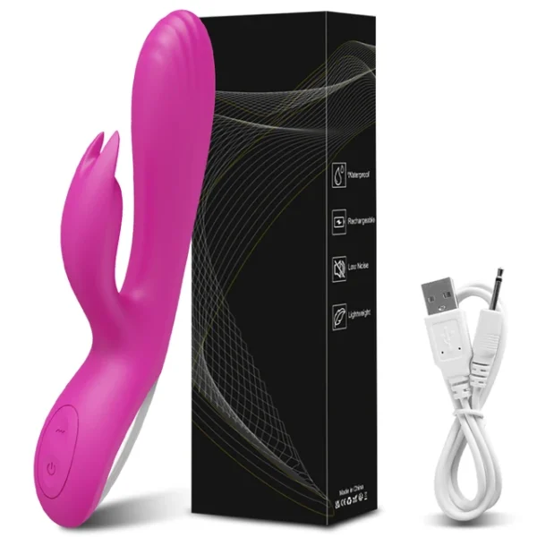 10-Mode Rabbit Vibrator for Women - G-Spot & Clitoral Stimulator, Vagina Vibrator for Female Pleasure - Image 8