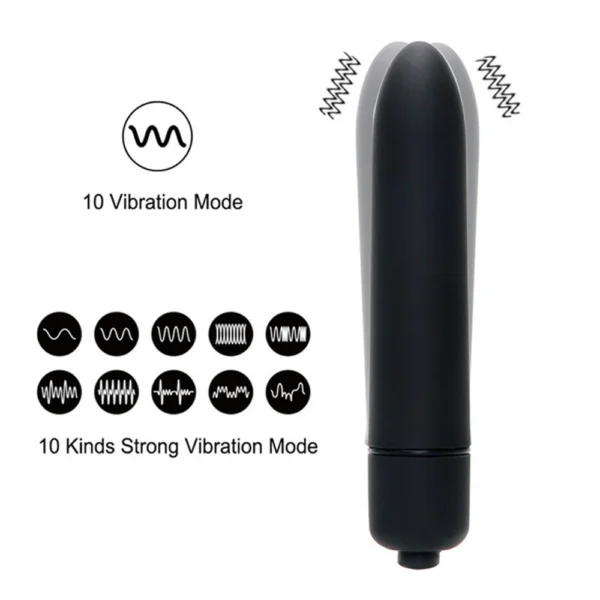 10-Speed Mini Bullet Vibrator – Clitoral & G-Spot Stimulator for Women - Image 3