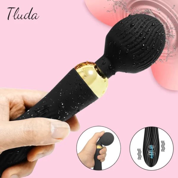 18-Speed Powerful AV Vibrator Magic Wand G-Spot Massager & Clitoral Stimulator for Women