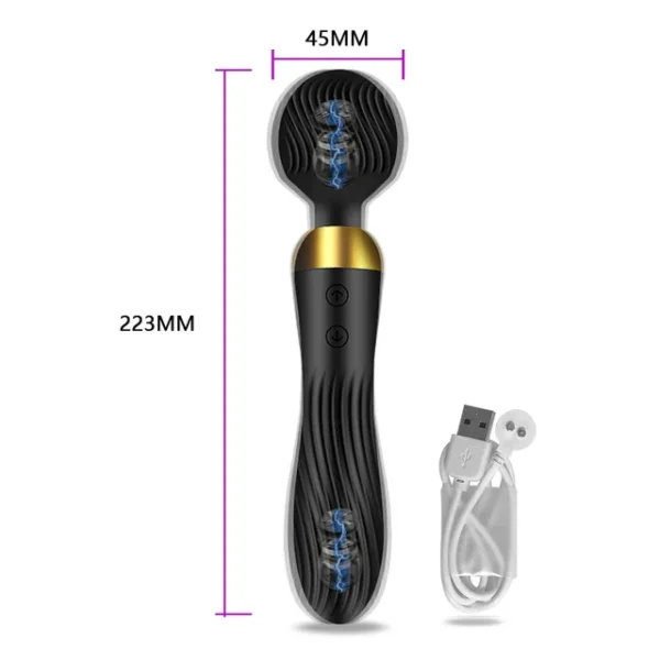 18-Speed Powerful AV Vibrator Magic Wand G-Spot Massager & Clitoral Stimulator for Women - Image 8