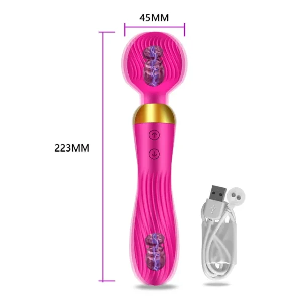 18-Speed Powerful AV Vibrator Magic Wand G-Spot Massager & Clitoral Stimulator for Women - Image 17