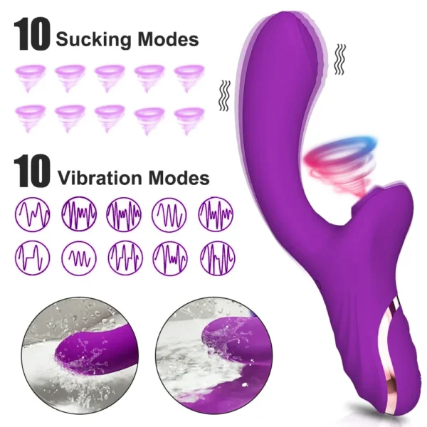 20-Mode Clitoral Sucking Vibrator – Vacuum Stimulator for Women, Adult Toy - Image 2