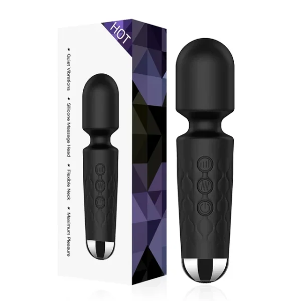 20-Speed Powerful AV Vibrator – Nipple, G-Spot & Clitoral Stimulator for Women - Image 9