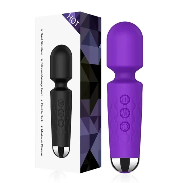 20-Speed Powerful AV Vibrator – Nipple, G-Spot & Clitoral Stimulator for Women - Image 7