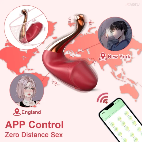 2025 G-Spot Vibrator for Women – Clitoral Stimulator, Bluetooth APP Control, Wearable Vibrating Love Egg - Image 5