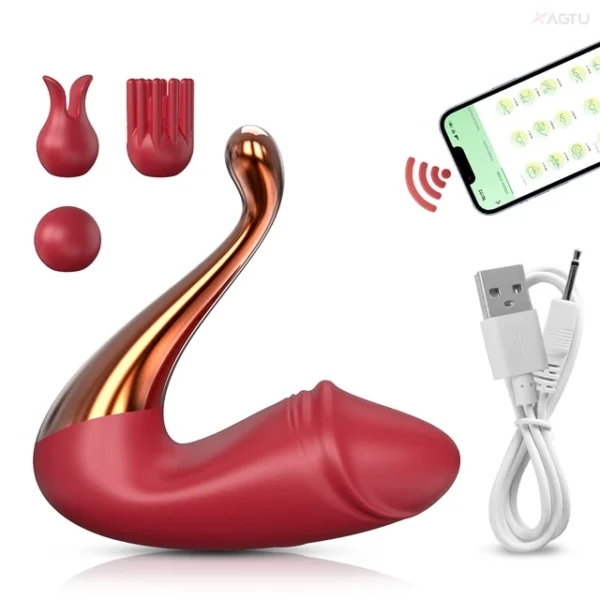 2025 G-Spot Vibrator for Women – Clitoral Stimulator, Bluetooth APP Control, Wearable Vibrating Love Egg - Image 8