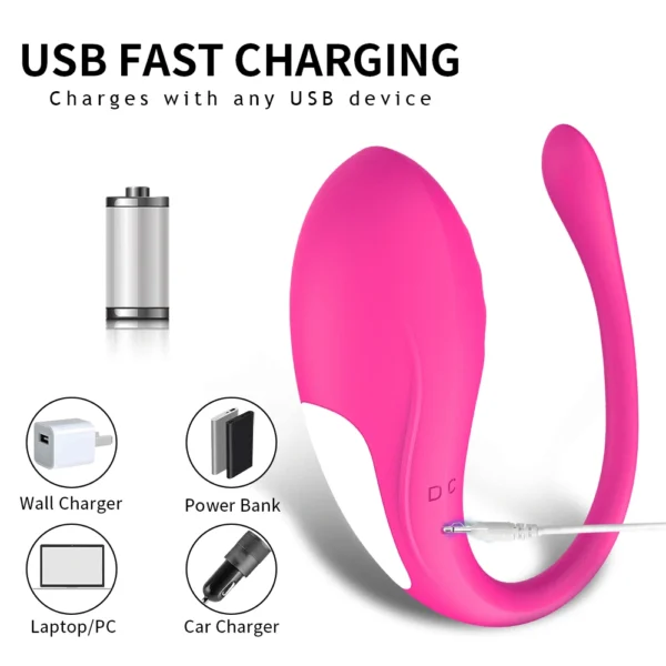 9-Speed APP Controlled Vibrating Egg – Wearable G-Spot & Anal Stimulator for Women & Couples - Image 6