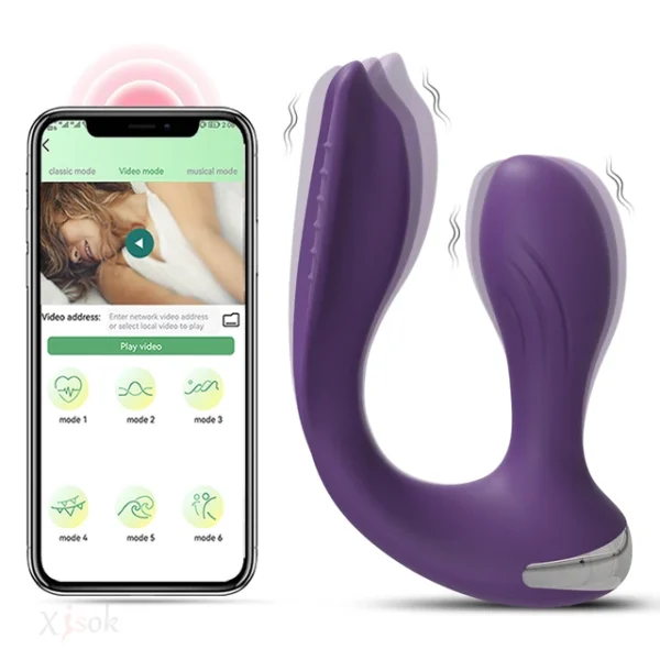 APP-Controlled Wearable Vibrator for Women – Dual-Ended Clitoral & G-Spot Stimulator, Couples Toy - Image 10