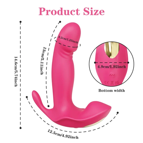 APP-Controlled Wearable Vibrator for Women – Clitoral & G-Spot Stimulator, Remote-Controlled Panties Sex Toy - Image 6