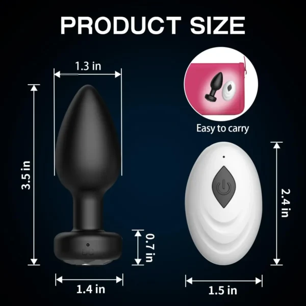 APP Wireless Control Anal Vibrator – Prostate & Butt Plug Massager for Men & Women - Image 6