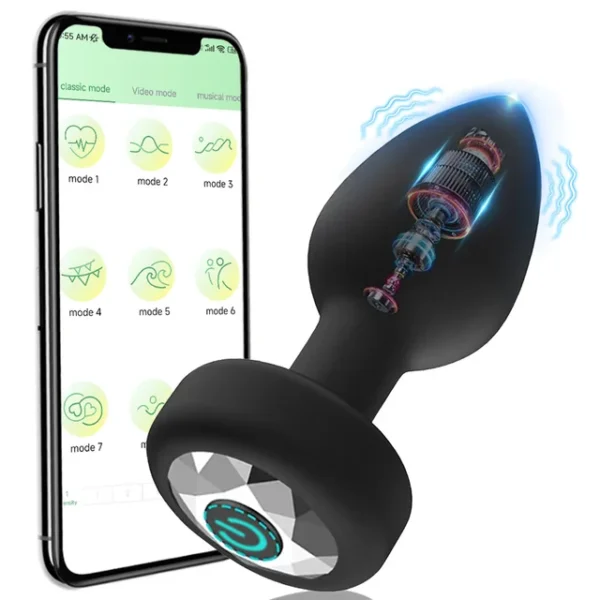 APP Wireless Control Anal Vibrator – Prostate & Butt Plug Massager for Men & Women - Image 10