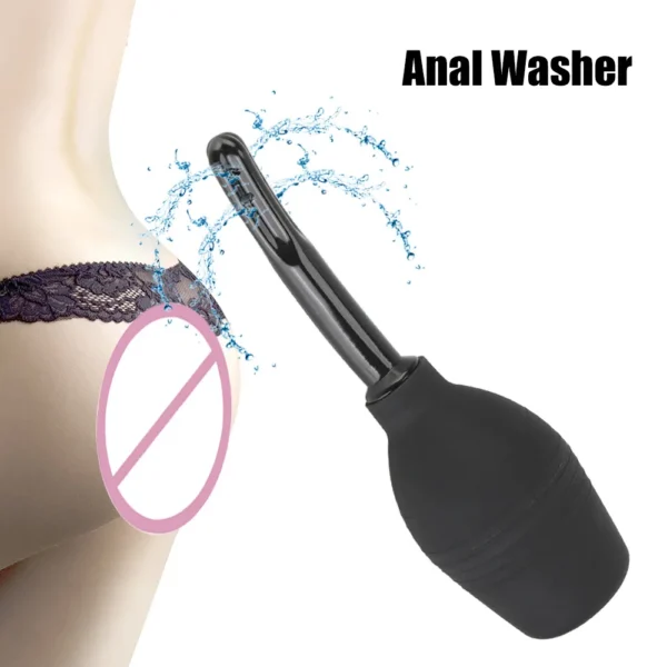 Anal & Vaginal Washer Nozzle – Enema Pump for Men & Women, Medical Cleaner