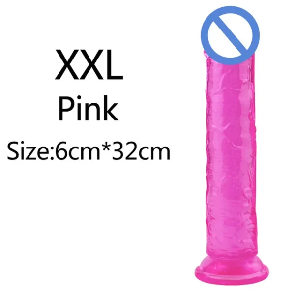 Small Transparent Dildo with Suction Cup – Soft Jelly Penis for Women, Anal & Vaginal Stimulator - Image 19