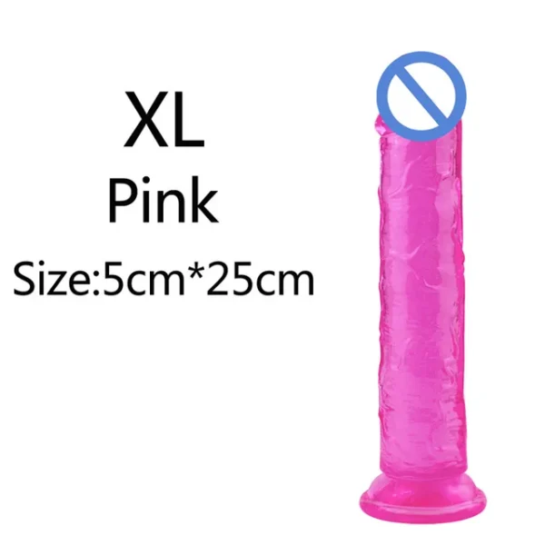 Small Transparent Dildo with Suction Cup – Soft Jelly Penis for Women, Anal & Vaginal Stimulator - Image 20