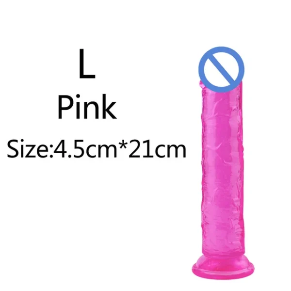 Small Transparent Dildo with Suction Cup – Soft Jelly Penis for Women, Anal & Vaginal Stimulator - Image 21