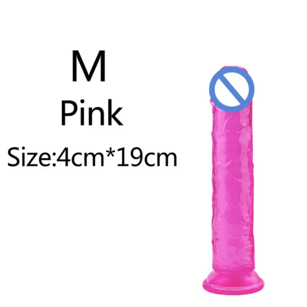 Small Transparent Dildo with Suction Cup – Soft Jelly Penis for Women, Anal & Vaginal Stimulator - Image 22