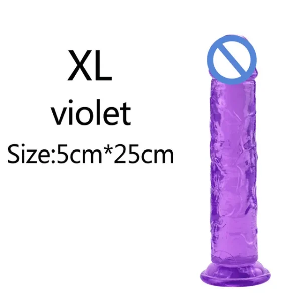 Small Transparent Dildo with Suction Cup – Soft Jelly Penis for Women, Anal & Vaginal Stimulator - Image 26