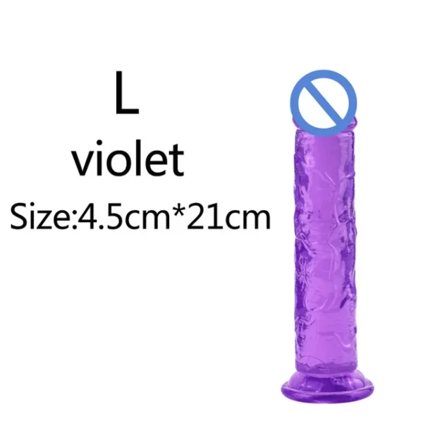 Small Transparent Dildo with Suction Cup – Soft Jelly Penis for Women, Anal & Vaginal Stimulator - Image 27