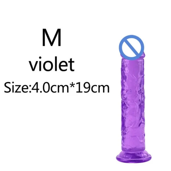 Small Transparent Dildo with Suction Cup – Soft Jelly Penis for Women, Anal & Vaginal Stimulator - Image 28