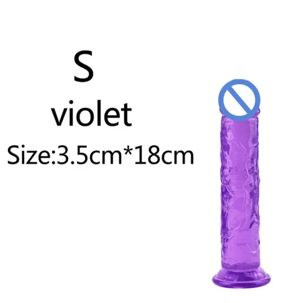 Small Transparent Dildo with Suction Cup – Soft Jelly Penis for Women, Anal & Vaginal Stimulator - Image 29