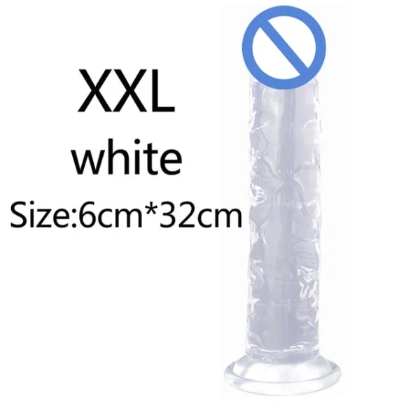 Small Transparent Dildo with Suction Cup – Soft Jelly Penis for Women, Anal & Vaginal Stimulator - Image 31