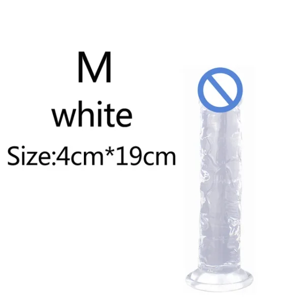 Small Transparent Dildo with Suction Cup – Soft Jelly Penis for Women, Anal & Vaginal Stimulator - Image 34