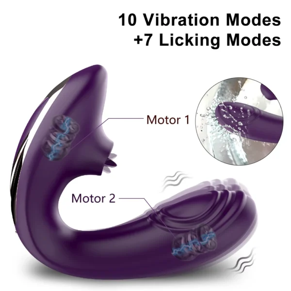 Clitoral Vibrator with Remote Control – Silent G-Spot & Clit Stimulator for Women, Female Masturbation Toy - Image 3