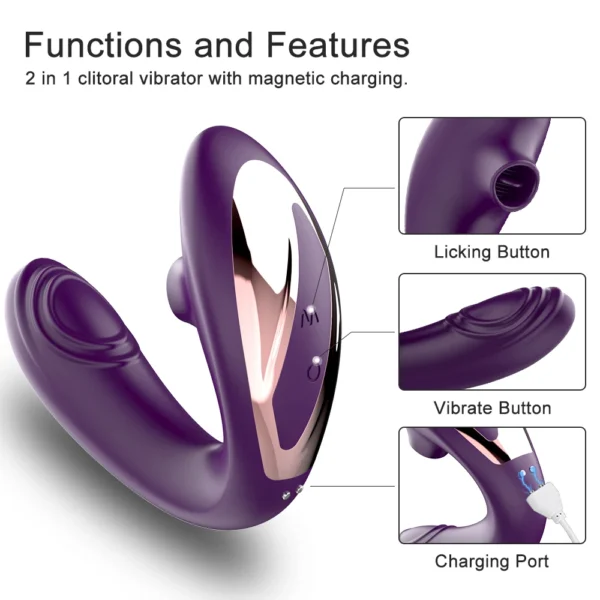 Clitoral Vibrator with Remote Control – Silent G-Spot & Clit Stimulator for Women, Female Masturbation Toy - Image 6