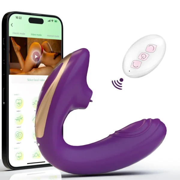 Clitoral Vibrator with Remote Control – Silent G-Spot & Clit Stimulator for Women, Female Masturbation Toy