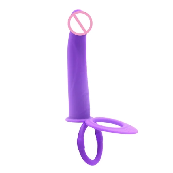 Double Penetration Dildo Vibrator – G-Spot & Anal Beads for Couples, Adult Toy - Image 8