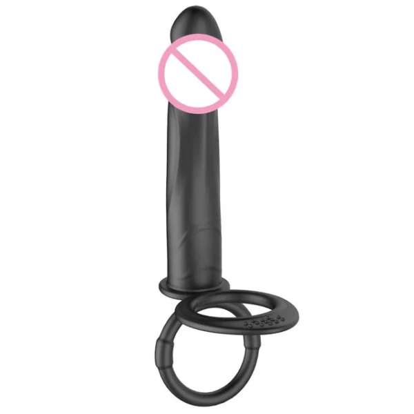 Double Penetration Dildo Vibrator – G-Spot & Anal Beads for Couples, Adult Toy - Image 7