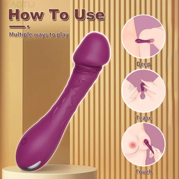 Mini Vibrator for Women - G-Spot & Clitoral Stimulator, Beginner-Friendly Sex Toy - Image 2