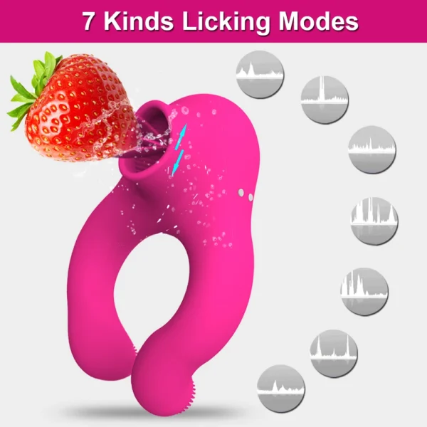 Vibrating Penis Ring for Men & Women – Clitoral Stimulator, Delay Ejaculation, & Couples Sex Toy - Image 2