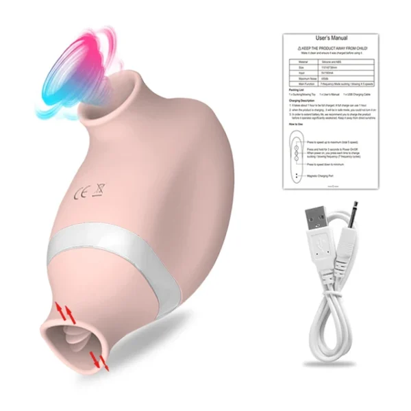 Powerful Clitoral Sucking Vibrator – Oral Tongue Stimulator for Women, Clit & Pussy Licking Sex Toy - Image 8