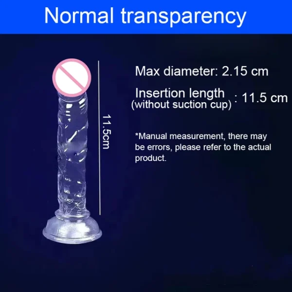 Realistic Jelly Dildo with Suction Cup – 7 Sizes, Clitoral & Vaginal Stimulator for Women - Image 9