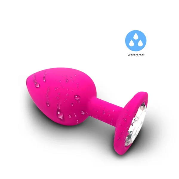 Soft Silicone Anal Plug Vibrator – Round Shaped Bullet for Men & Women, Adult Toy - Image 2