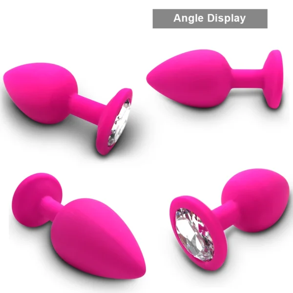 Soft Silicone Anal Plug Vibrator – Round Shaped Bullet for Men & Women, Adult Toy - Image 6