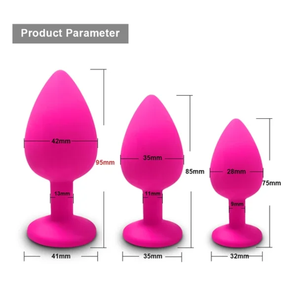 Soft Silicone Anal Plug Vibrator – Round Shaped Bullet for Men & Women, Adult Toy - Image 26