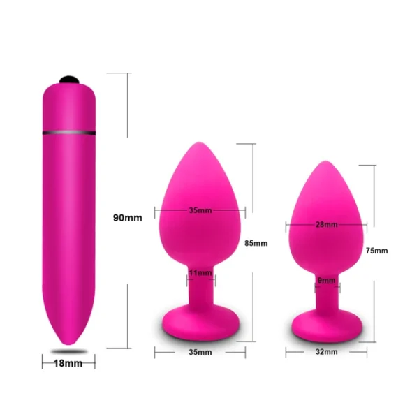 Soft Silicone Anal Plug Vibrator – Round Shaped Bullet for Men & Women, Adult Toy - Image 27