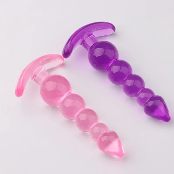 Soft Silicone Anal Plug & Beads – Prostate Massage Toy for Men & Women - Image 3