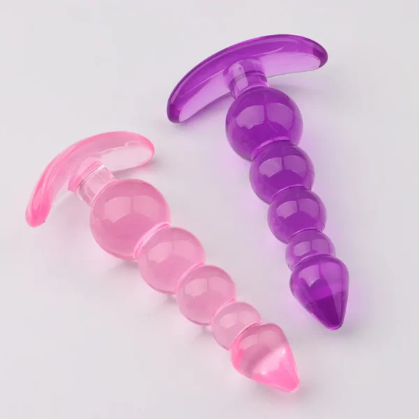 Soft Silicone Anal Plug & Beads – Prostate Massage Toy for Men & Women - Image 4