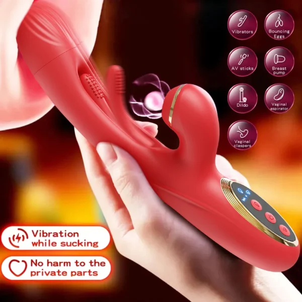 Tapping & Flapping Clitoral Vibrator – Powerful Clit Sucker Stimulator, Rabbit Vibrator for Women