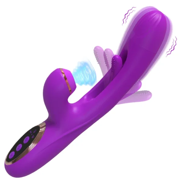 Powerful Tapping & Flapping Clitoral Sucker Vibrator – Rabbit Stimulator for Women - Image 8