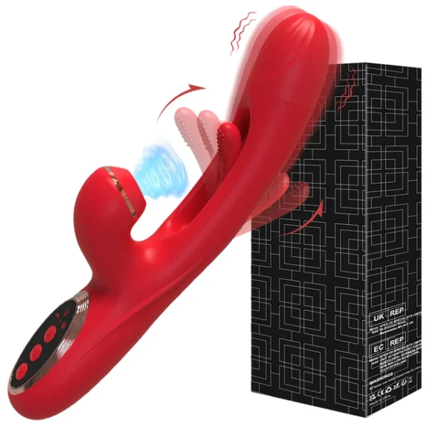 Powerful Tapping & Flapping Clitoral Sucker Vibrator – Rabbit Stimulator for Women - Image 9