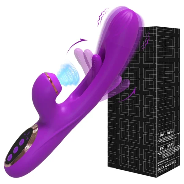 Powerful Tapping & Flapping Clitoral Sucker Vibrator – Rabbit Stimulator for Women - Image 10