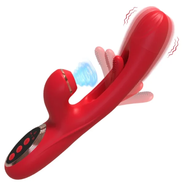 Powerful Tapping & Flapping Clitoral Sucker Vibrator – Rabbit Stimulator for Women - Image 7