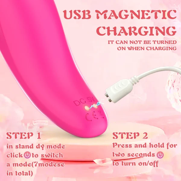 Tongue-Licking Clitoris Stimulator & Nipple Vibrator for Women – Blowjob Simulation Sex Toy for Couples - Image 5