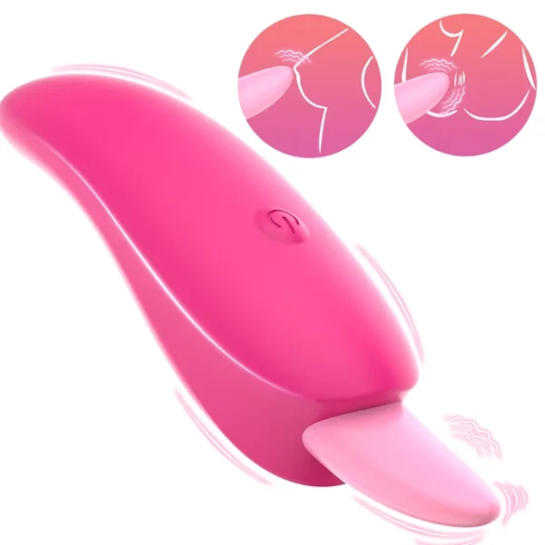 Tongue-Licking Clitoris Stimulator & Nipple Vibrator for Women – Blowjob Simulation Sex Toy for Couples - Image 7